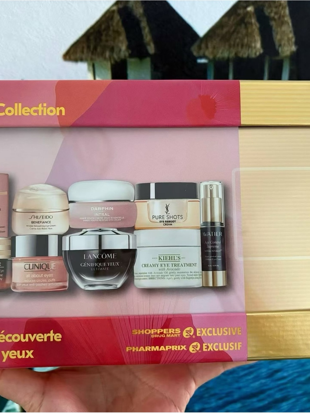 Skincare Collection Set with Pink Packaging - Assorted Brands